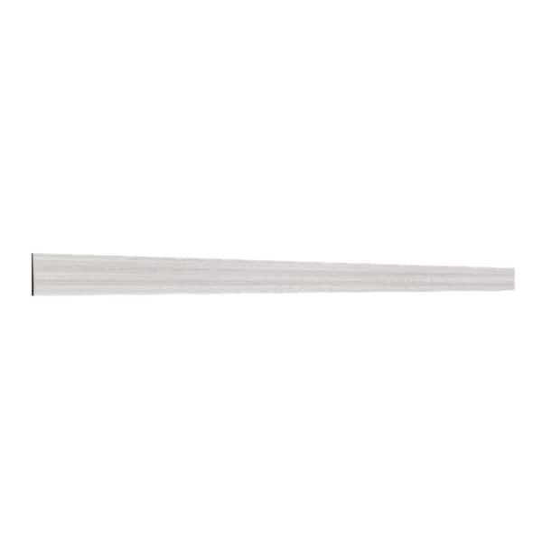 LIFEART CABINETRY Valencia Series 96 in. W x 0.75 in. D x 4.5 in. H in Misty Gray Plywood Toe Kick