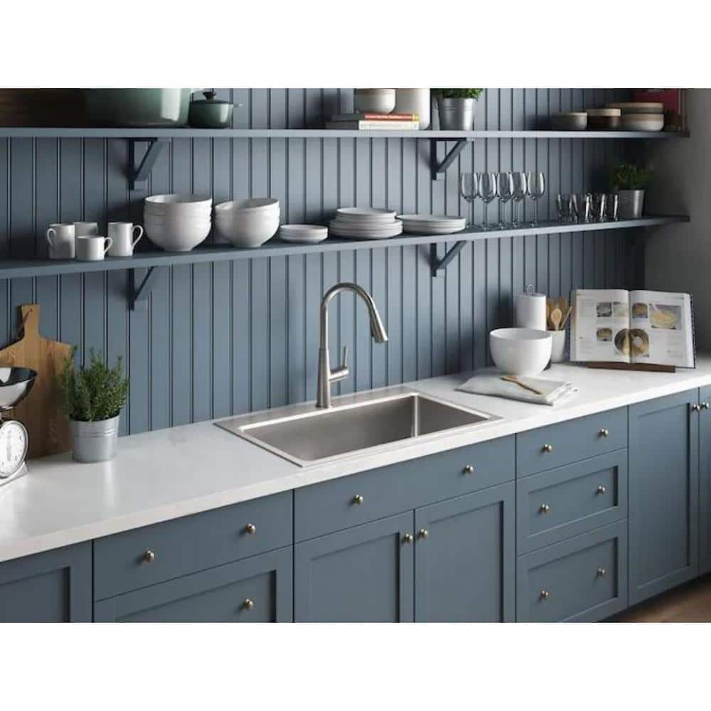 Prologue 36" Stainless Steel Single Bowl Drop-in Kitchen Sink
