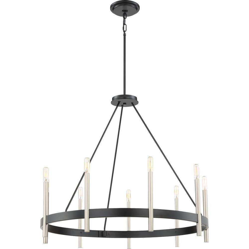 Anthem Mystic Black 9-Light Candle-Style Chandelier