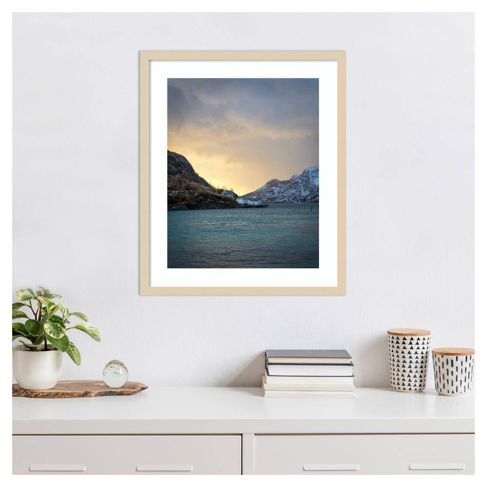 Amanti Art 21"x25" The Morning Glow II by Danny Head Wood Framed Wall Art Print