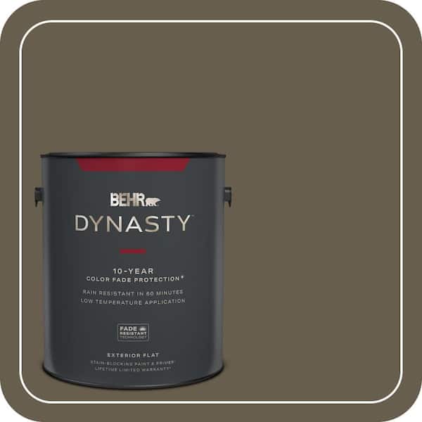 BEHR DYNASTY 1 gal. #N320-7 Primitive Flat Exterior Stain-Blocking Paint & Primer