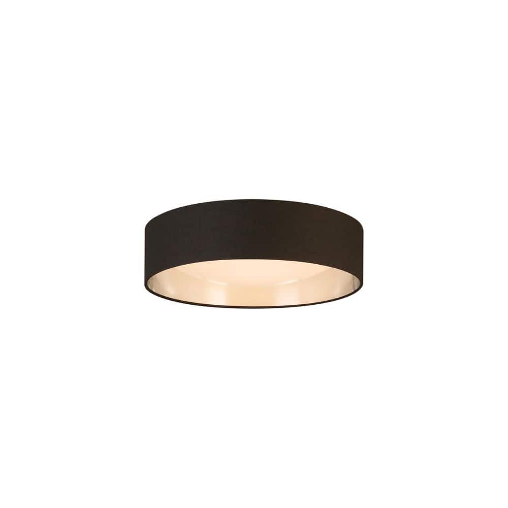 Orme 16" Contemporary LED Flush Mount with Brushed Nickel Finish