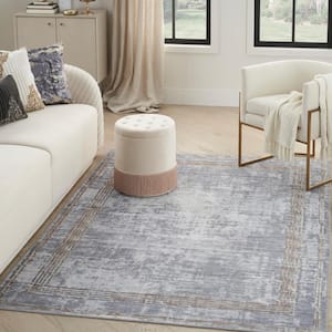 Daydream Silver 5 ft. x 7 ft. Contemporary Area Rug