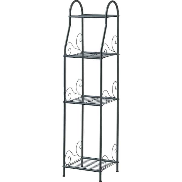 VegTrug Metal Plant Stand 4 Shelf Slimline