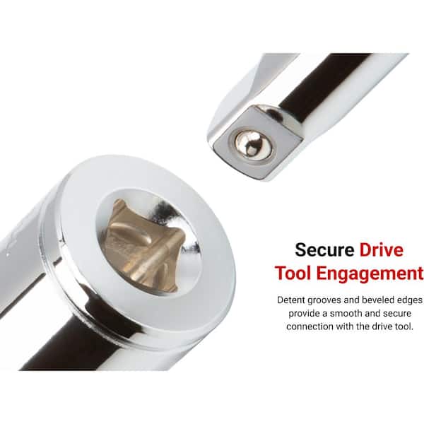Apex SA-510-24M 24mm 1/2" Drive 6-Point Universal Swivel Socket – Made In USA