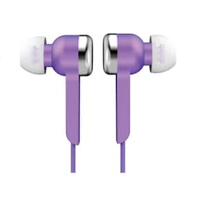 Digital Stereo Earphones in Purple