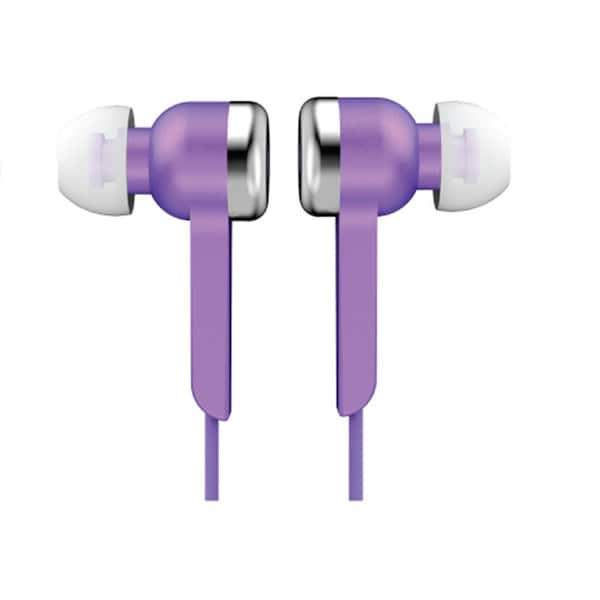 Supersonic Digital Stereo Earphones in Purple