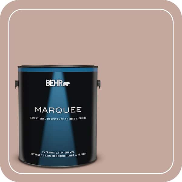 BEHR MARQUEE 1 gal. Home Decorators Collection #HDC-NT-06 Patchwork Pink Satin Enamel Exterior Paint & Primer