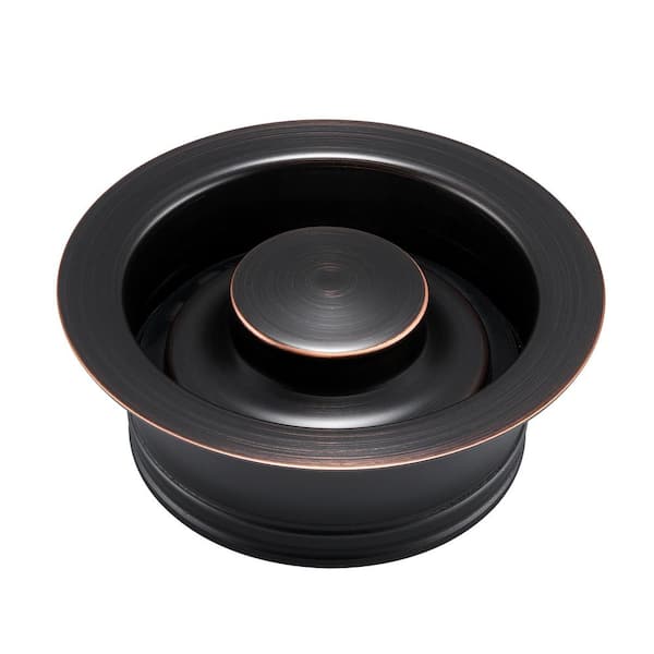 LUXIER Kitchen Sink Garbage Disposal Flange and Stopper in Oil Rubbed Bronze