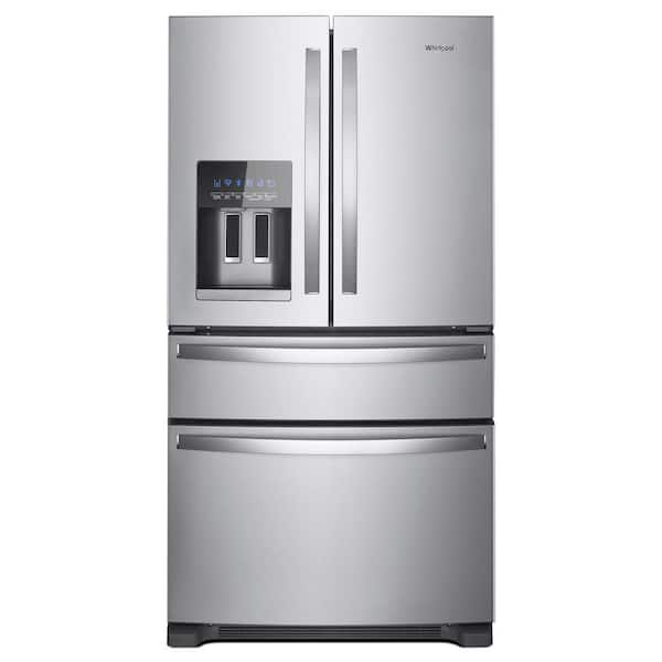 whirlpool stainless steel fridge