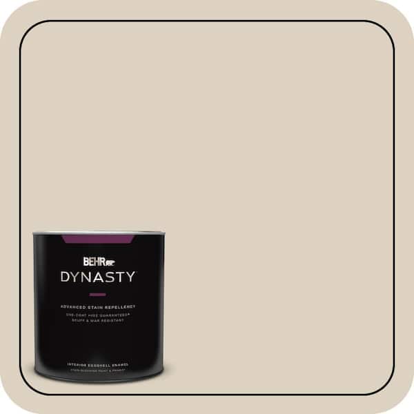 BEHR DYNASTY 1 qt. #PPU7-10 Roman Plaster One-Coat Hide Eggshell Enamel Interior Stain-Blocking Paint & Primer