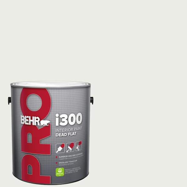 BEHR PRO 1 gal. #52 White Dead Flat Interior Paint