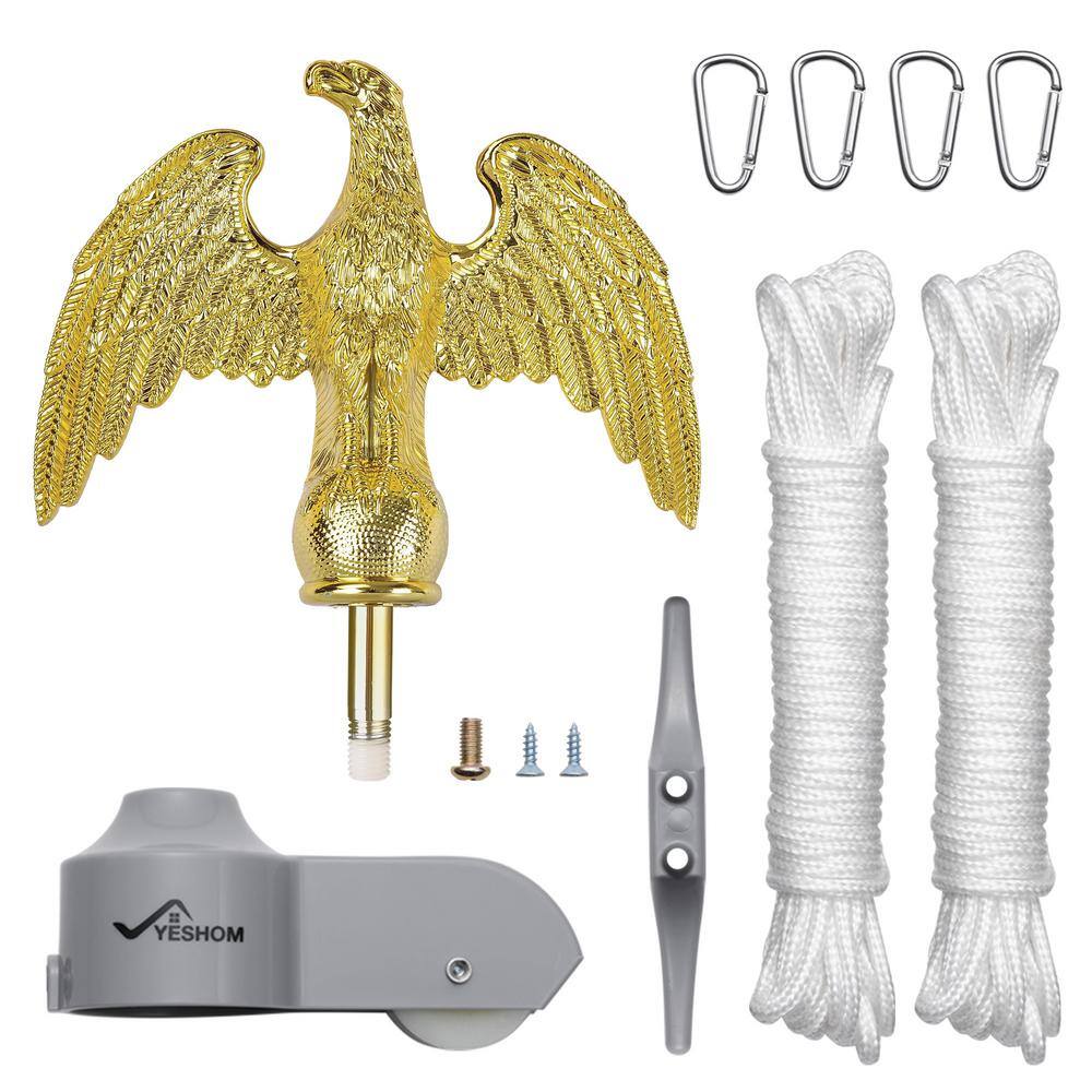 Cisvio Flagpole Repair Parts Kit with Eagle D0102HII7KG The Home Depot