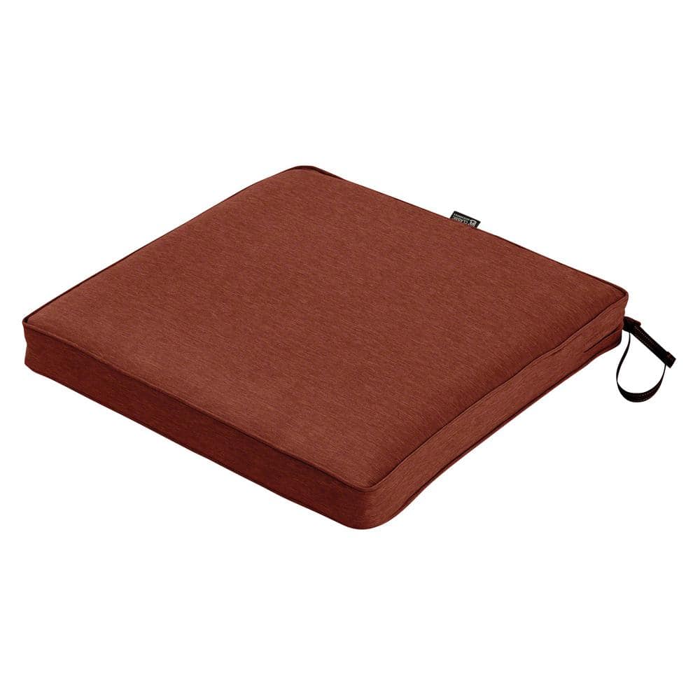 Montlake Fade Safe Heather Henna Red 20 in. Square Outdoor Seat Cushion price history on PriceWatchPro