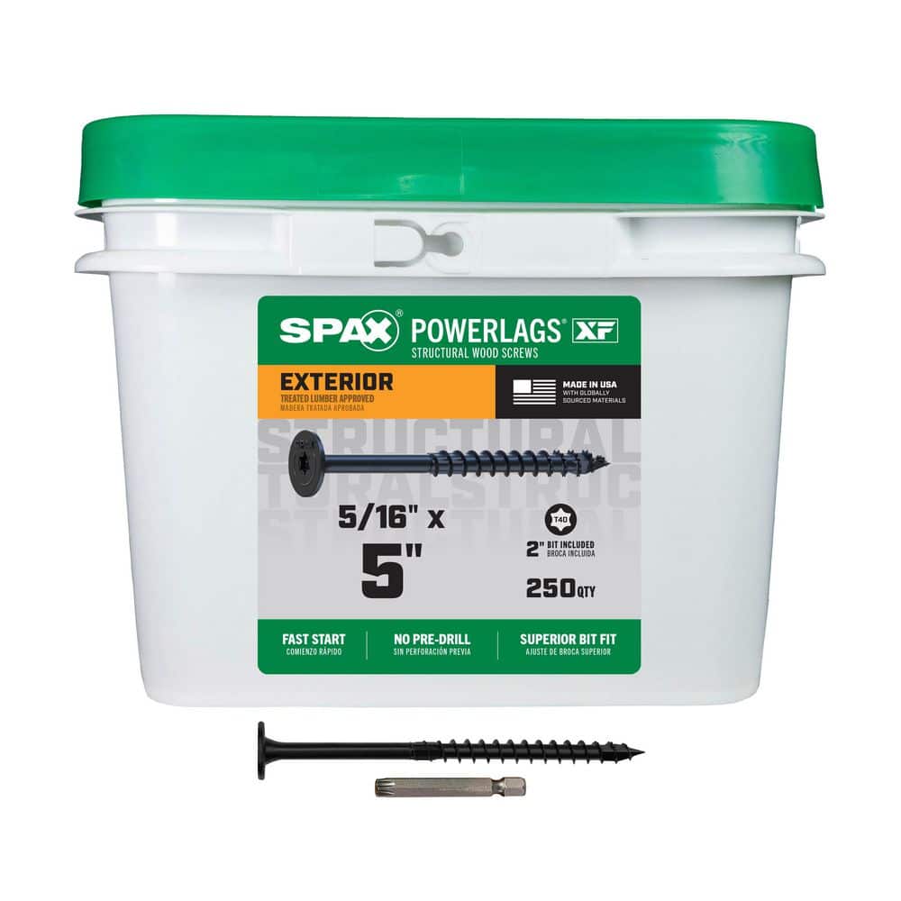 5/16 in. x 4 in. Powerlags XF Interior T40 T-Star Pancake Head Structural Wood Lag Screws (50-Piece) price history on PriceWatchPro