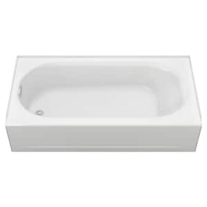 Princeton 60 in. x 30 in. Soaking Bathtub with Left Hand Drain in White