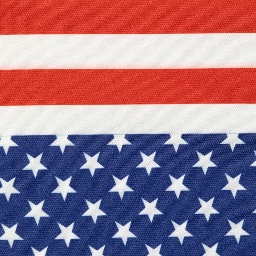 Patriotic Stars and Stripes Polyester Oven Mitts Set