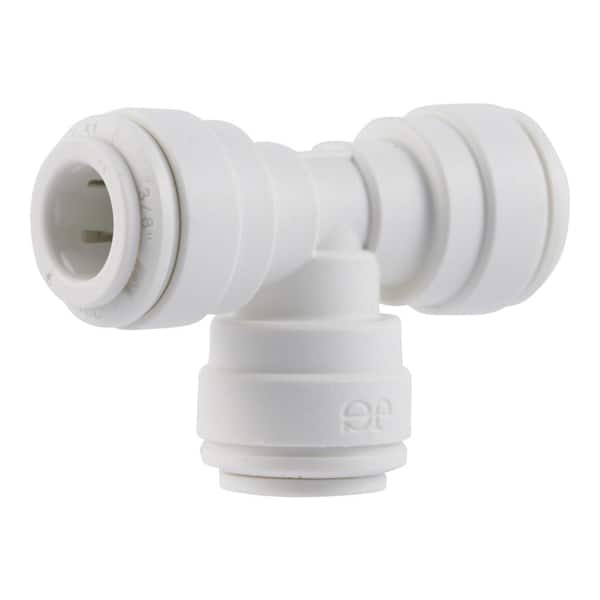 John Guest 3/8 in. O.D. Push-To-Connect Polypropylene Tee Fitting