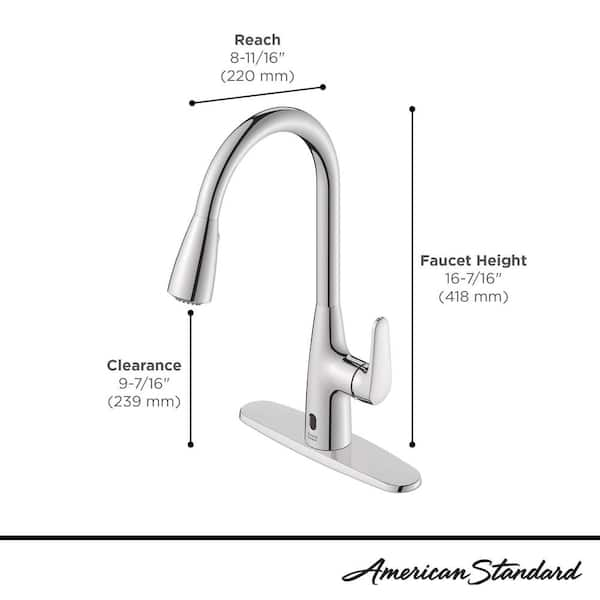 American Standard Colony Pro Touchless Single Handle Pull Down