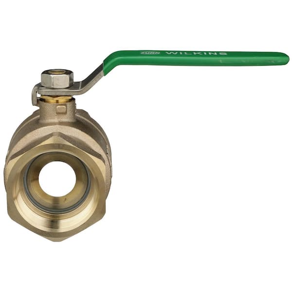 Wilkins 2 in. Dia x 8.9 in. L Bronze Full Port Ball Valve 2-850XL