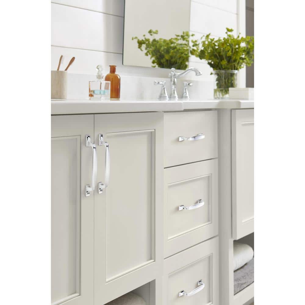 Highland Ridge Polished Chrome Modern Cabinet Bar Pull