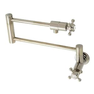 Metropolitan Wall Mount Pot Filler in Polished Nickel