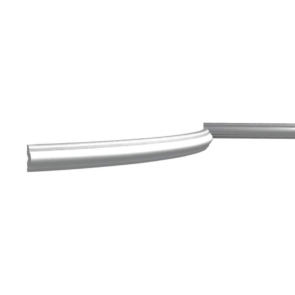 78.75'' H x 1'' W x 0.5'' D Plastic Chair Rail