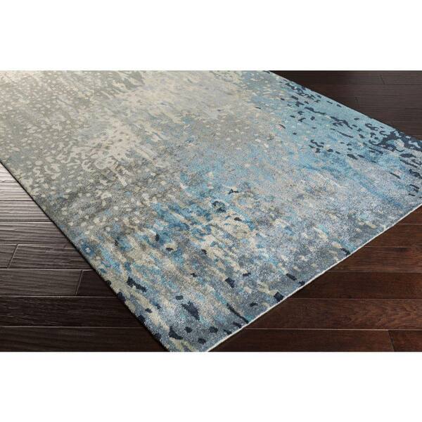 Artistic Weavers Atkinson Teal 8 ft. x 11 ft. Indoor Area Rug