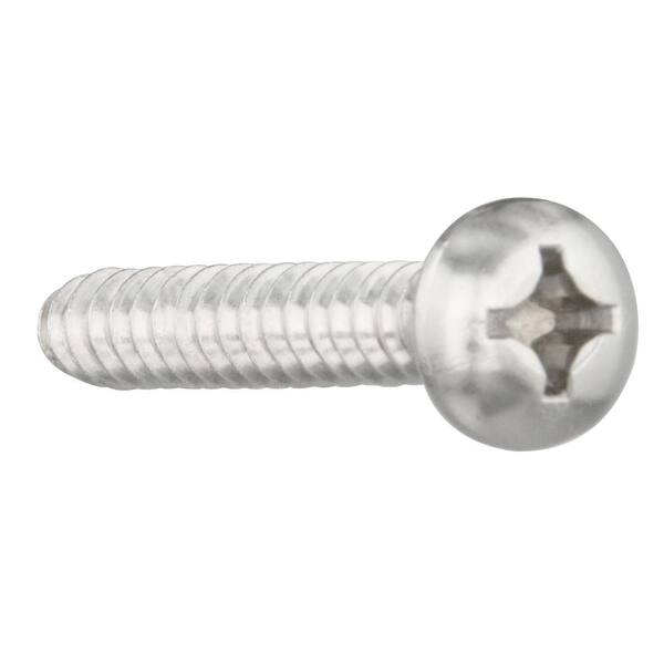 Everbilt #12 x 1-1/4 in. Phillips Pan Head Stainless Steel Sheet Metal Screw  (2-Pack) 801201 - The Home Depot