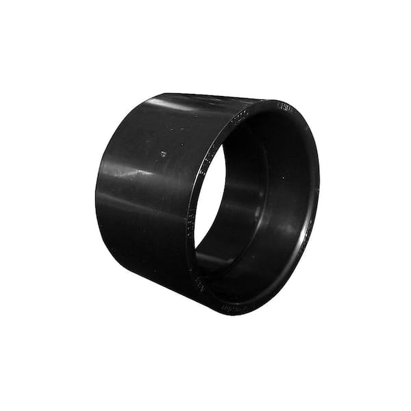 VPC 3 in. ABS Plastic DWV Hub x Hub Coupling Fitting