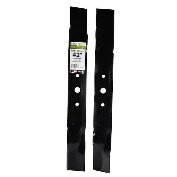 John Deere 42 in. Mower Blades (2-Pack) GY20567 - The Home Depot