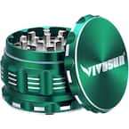 VIVOSUN 2.5 4 Pieces Aluminium Clear Top Herb Grinder Spice Grinder for  Kitchen X0029WCI2L - The Home Depot