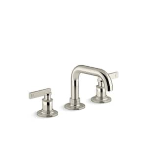 Castia By Studio McGee 8 in. Widespread Double-Handle Bathroom Sink Faucet 1.2 GPM in Vibrant Polished Nickel
