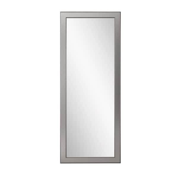 BrandtWorks Medium Silver Wood Classic Mirror (32 in. H X 71 in. W)