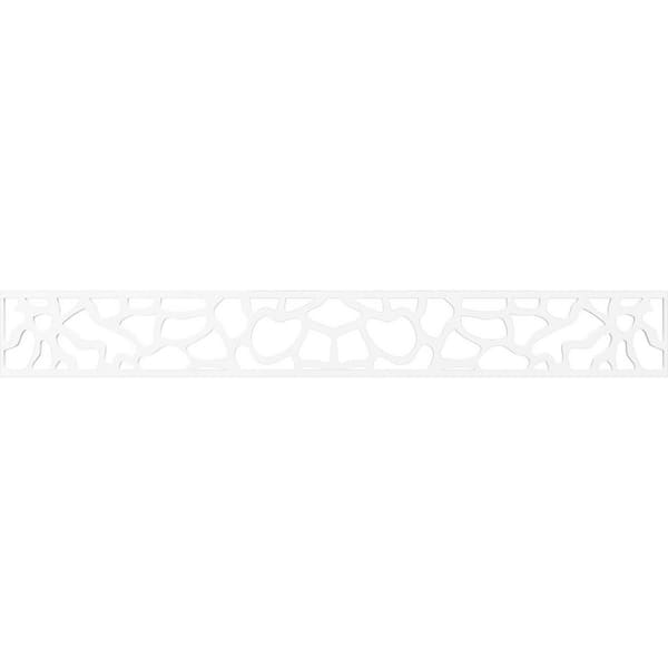 Ekena Millwork Rochester Fretwork 0.375 in. D x 46.5 in. W x 6 in. L PVC Panel Moulding
