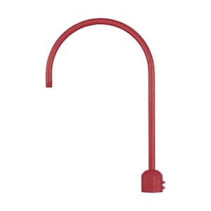 One Light 26 in. Satin Red Post Adapter