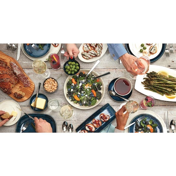 Fulcrum 18/10 Stainless Steel Oval Bowl Soup/Dessert Spoons (Set of 12)