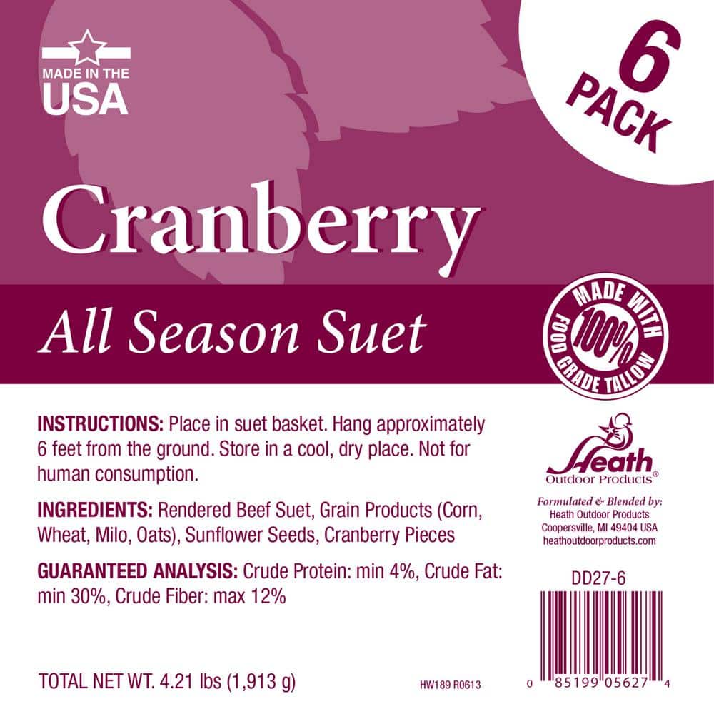 Cranberry Suet Cakes - 6-Pack price history on PriceWatchPro