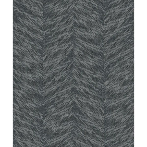 Reviews for Seabrook Designs Volcanic Ash Otto Chevron Unpasted Paper ...