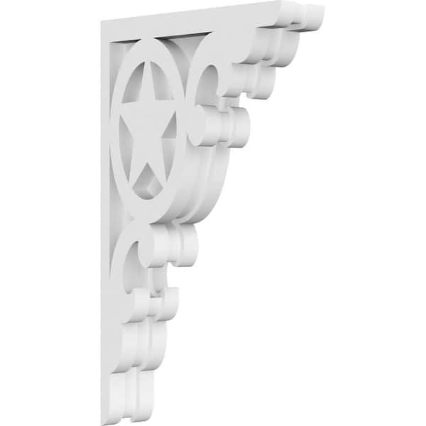Ekena Millwork 1-7/8 in. x 12 in. x 7 in. PVC Austin Corbel