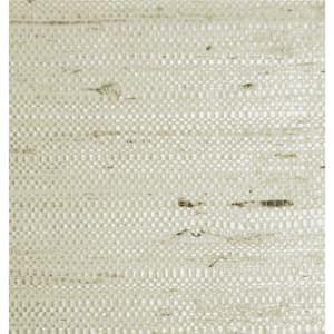 Falkirk Elgin Pearl White Beige Natural Grasscloth Wallpaper (Covers 54 sq. ft.)