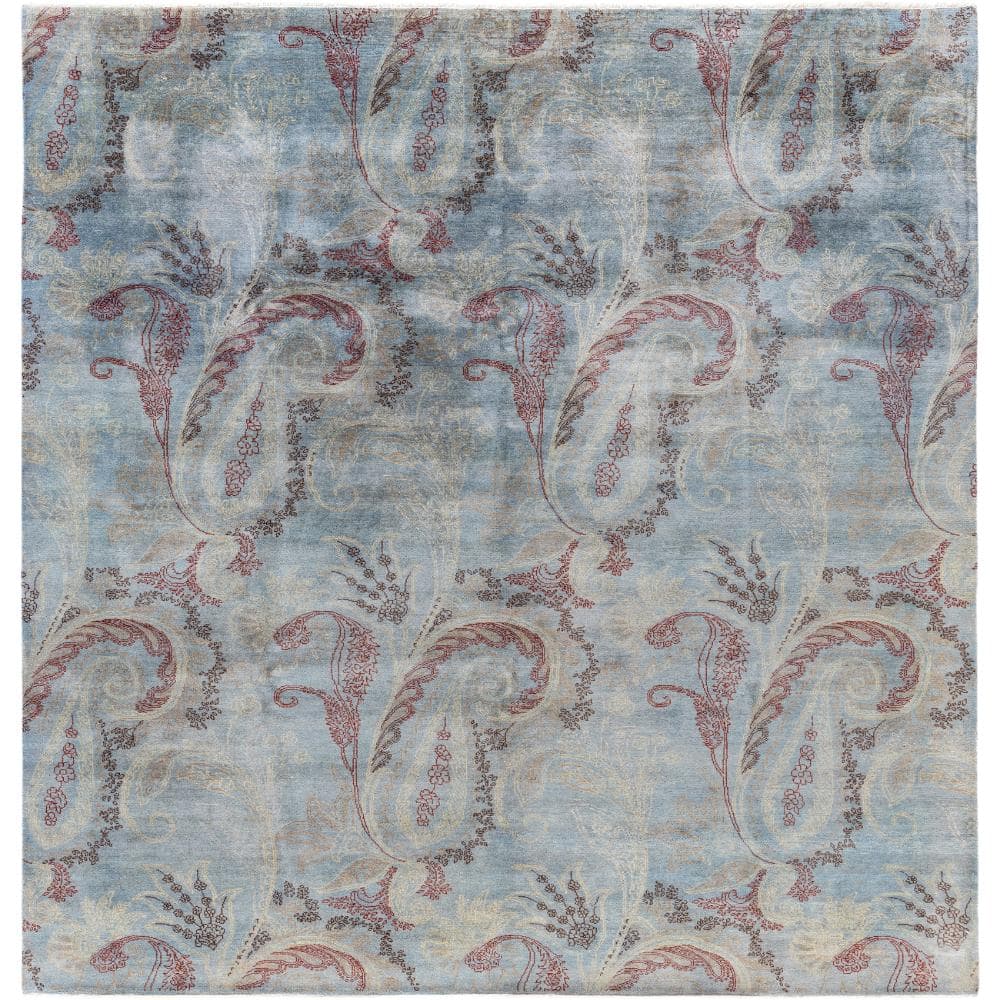 Ikat Gray 8 X 10 Hand-Knotted Wool Indoor Area Rug price history on PriceWatchPro