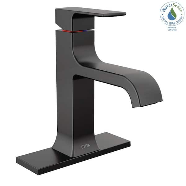 Delta Velum Single Handle Single Hole Bathroom Faucet with