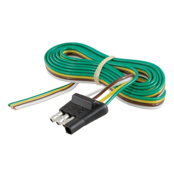 thumbnail image 2 of Rigid Hitch 3-Way Flat Trailer-End Electrical Connector (74375) - Durable Male Plug 2 of 6