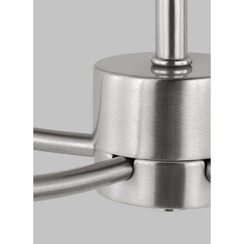 Greenwich 5-Light Brushed Nickel Candle Chandelier