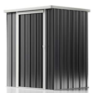 4 ft. W x 3 ft. D Metal Outdoor Storage Shed, Tool Shed with Lockable Doors Updated Frame Structure 12 sq. ft.
