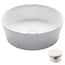 KRAUS Viva 15-5/8 in. Square Porcelain Ceramic Vessel Sink in White KCV ...