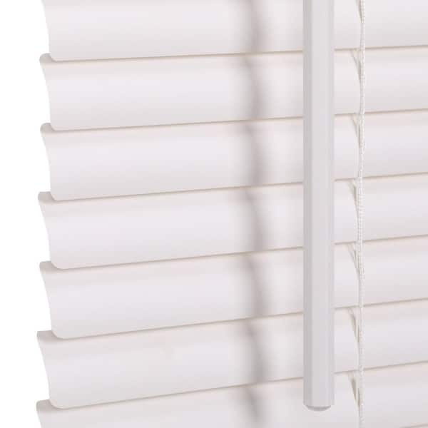 Details about   Vinyl Mini Blind Cordless Window Blinds Shade Washable White 23" W x 64" L 1" 