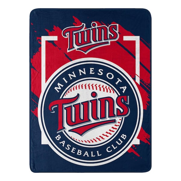 THE NORTHWEST GROUP MLB Dimensional Twins Micro Raschel Multi-Color Throw