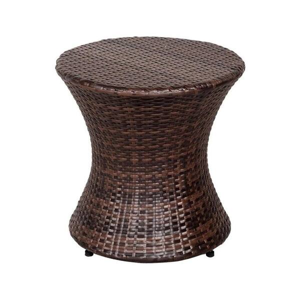 small outdoor table wicker